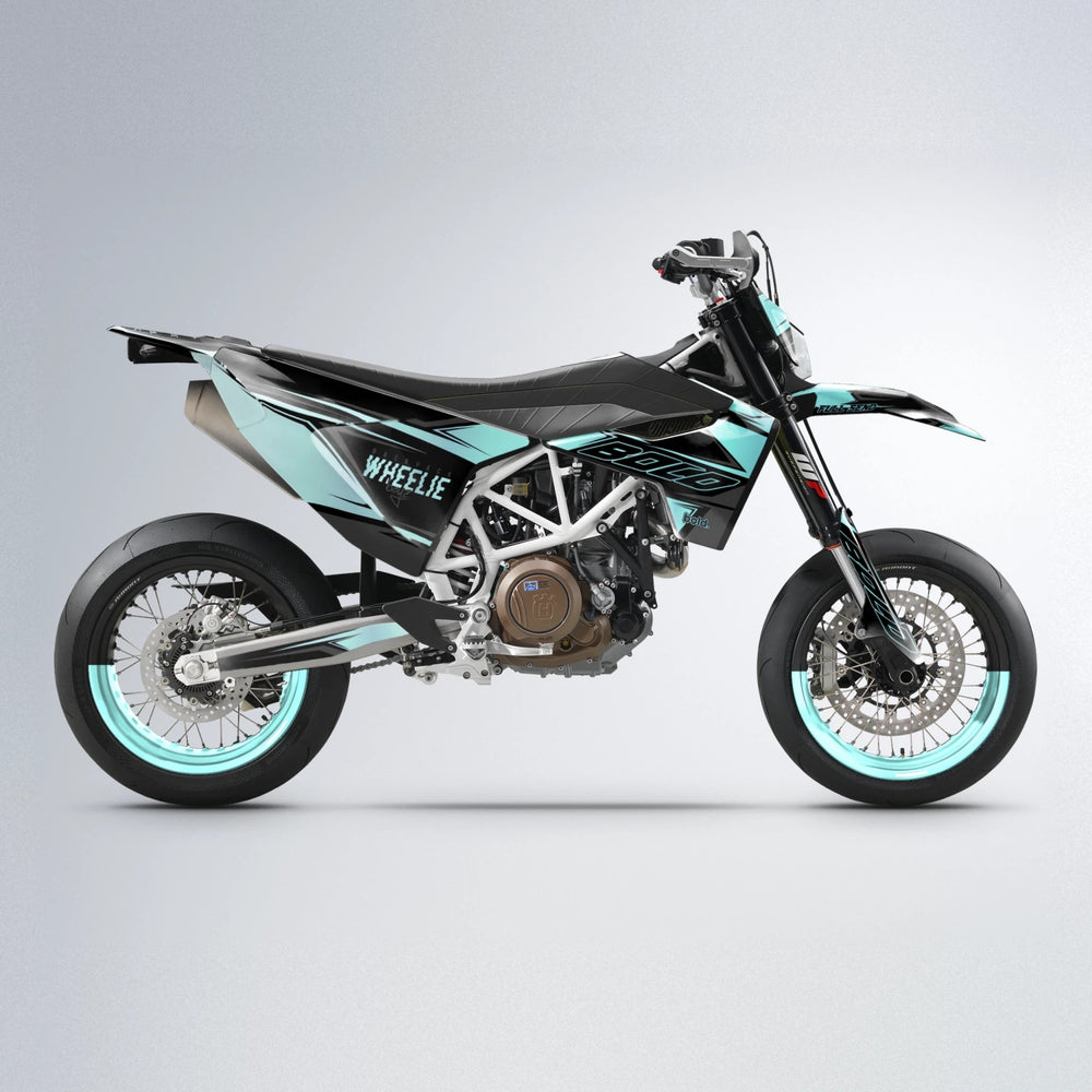 EVO Husqvarna 701 supermoto graphics kit in Mint