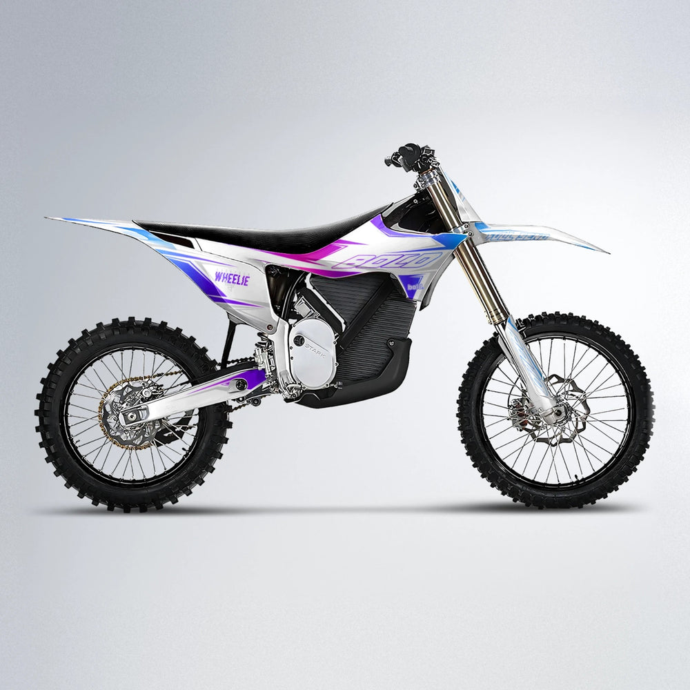 EVO Stark Varg MX motocross graphics kit in Blue Purple Fade