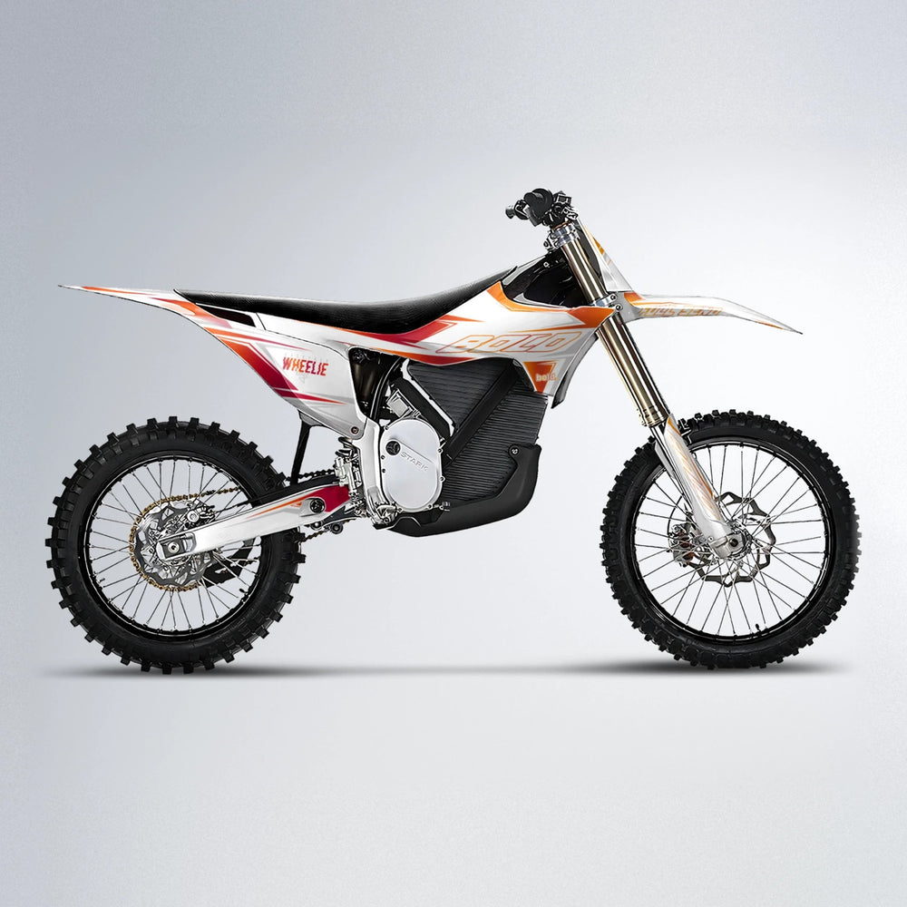 EVO Stark Varg MX motocross graphics kit in Red & Orange