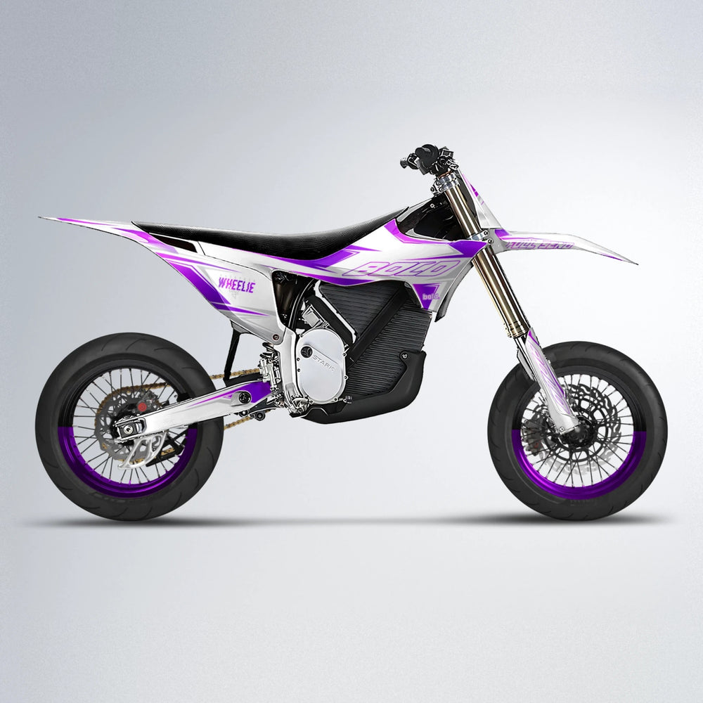 EVO Stark Varg SM supermoto graphics kit in Custom Colour