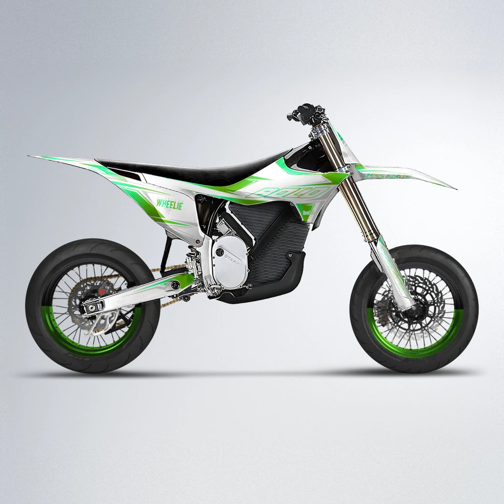 EVO Stark Varg SM supermoto graphics kit in Green