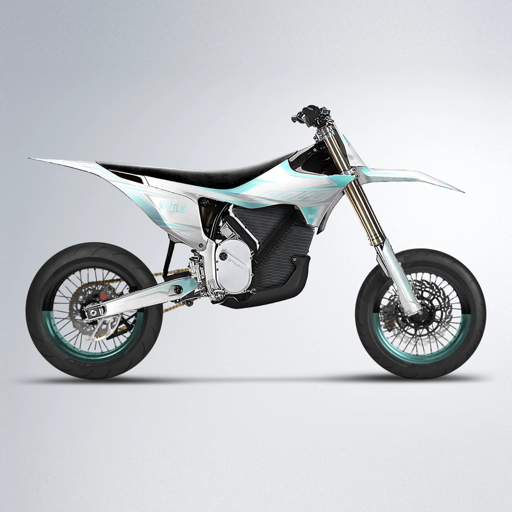 EVO Stark Varg SM supermoto graphics kit in Mint