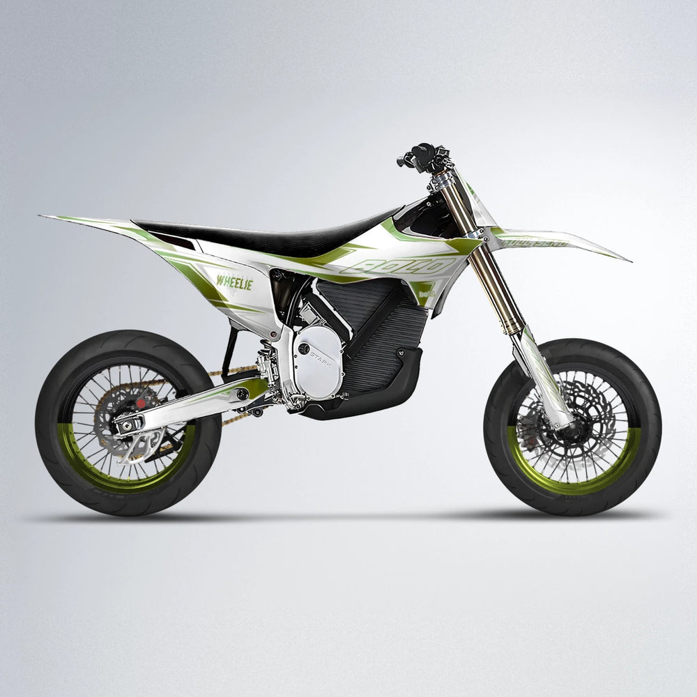 EVO Stark Varg SM supermoto graphics kit in Olive