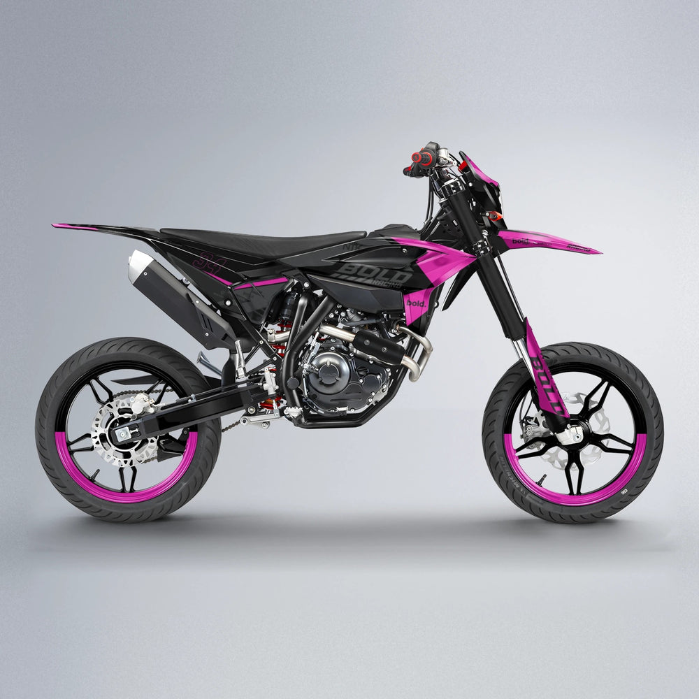 FACTORY Beta supermoto graphics kit in Pink