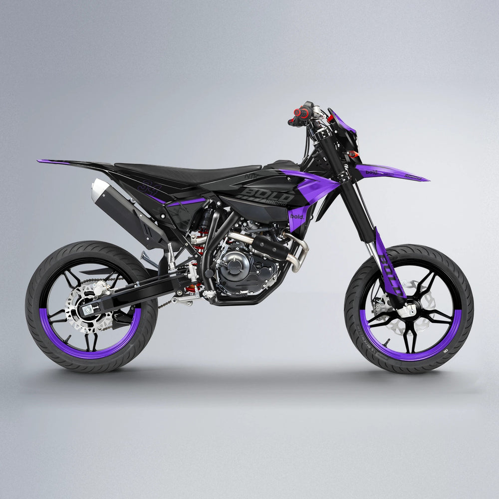 FACTORY Beta supermoto graphics kit in Purple