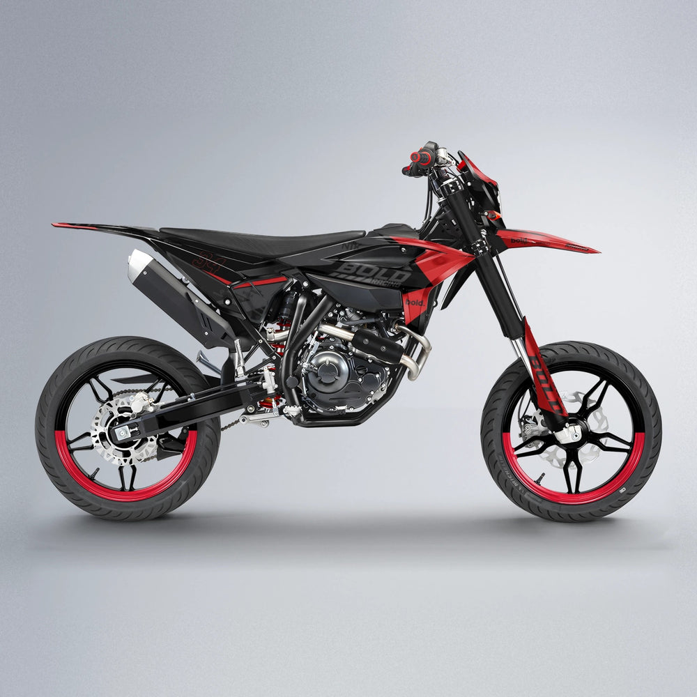 FACTORY Beta supermoto graphics kit in Red
