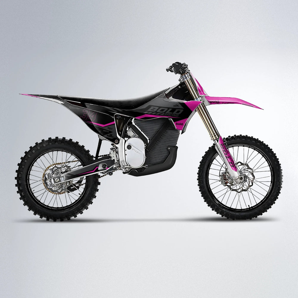 FACTORY Stark Varg MX motocross graphics kit in Pink