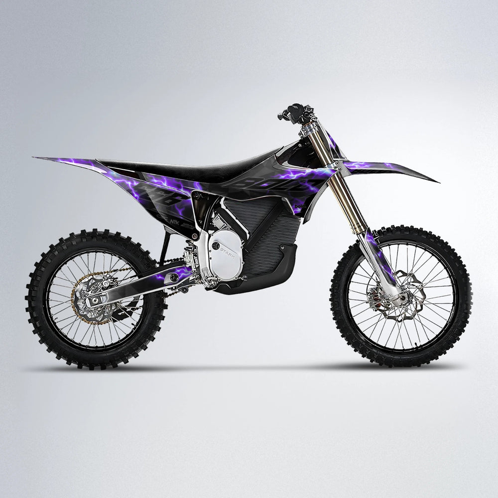 FLASH Stark Varg MX motocross graphics kit in Purple