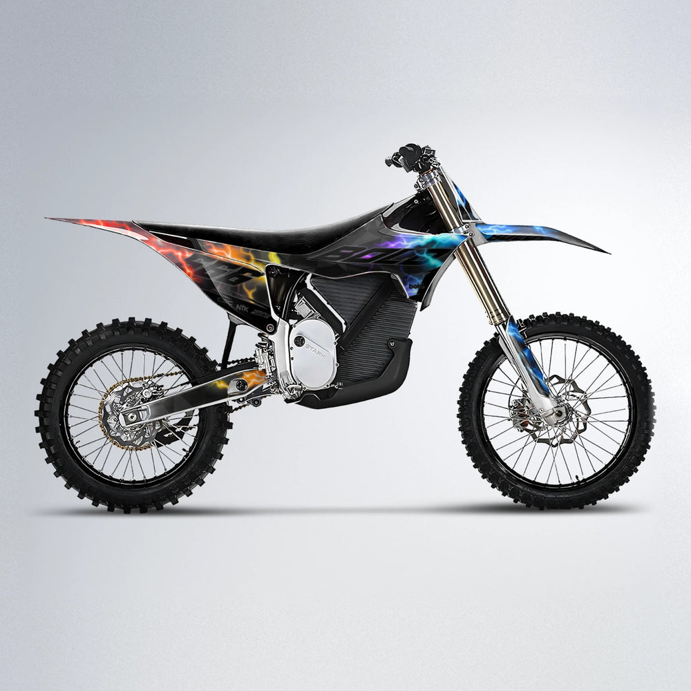 FLASH Stark Varg MX motocross graphics kit in Sunset Fade