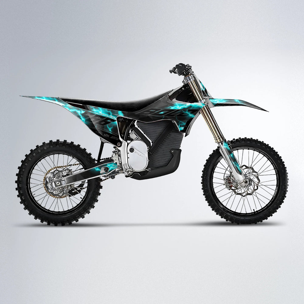 FLASH Stark Varg MX motocross graphics kit in Teal