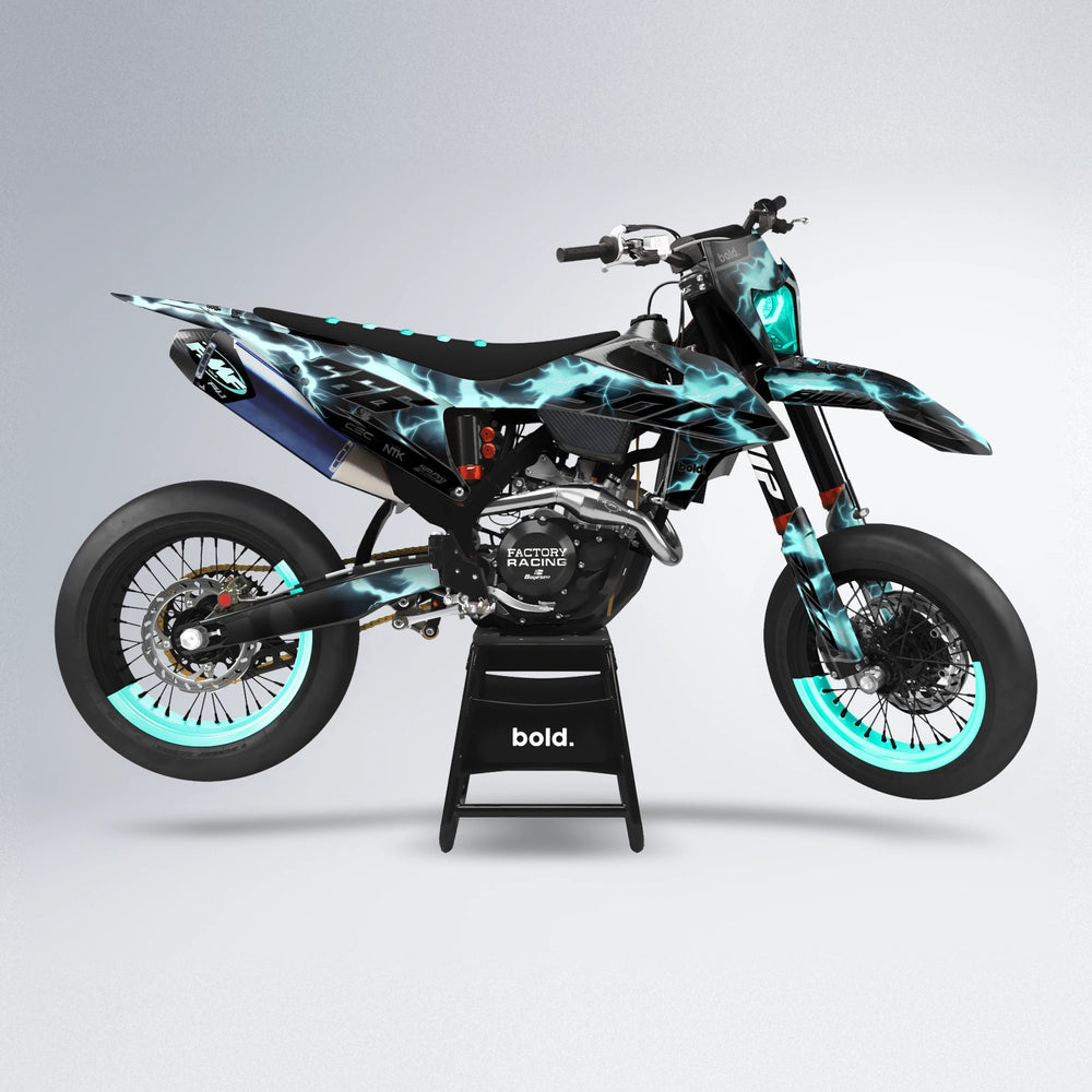 FLASH supermoto graphics kit in Mint