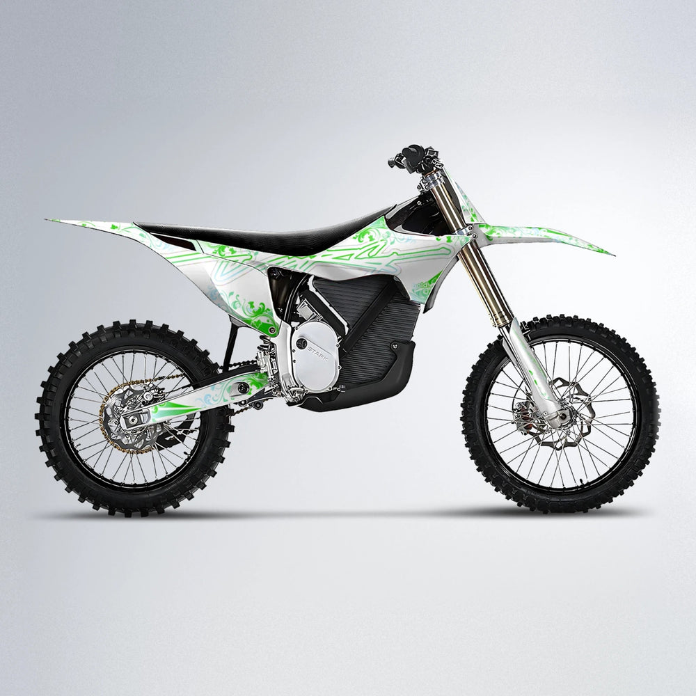 FLORAL Stark Varg MX motocross graphics kit in Green