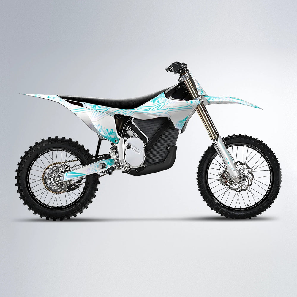 FLORAL Stark Varg MX motocross graphics kit in Teal
