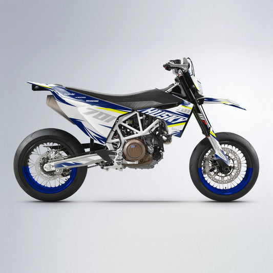 FORZA Husqvarna 701 supermoto graphics kit in Blue