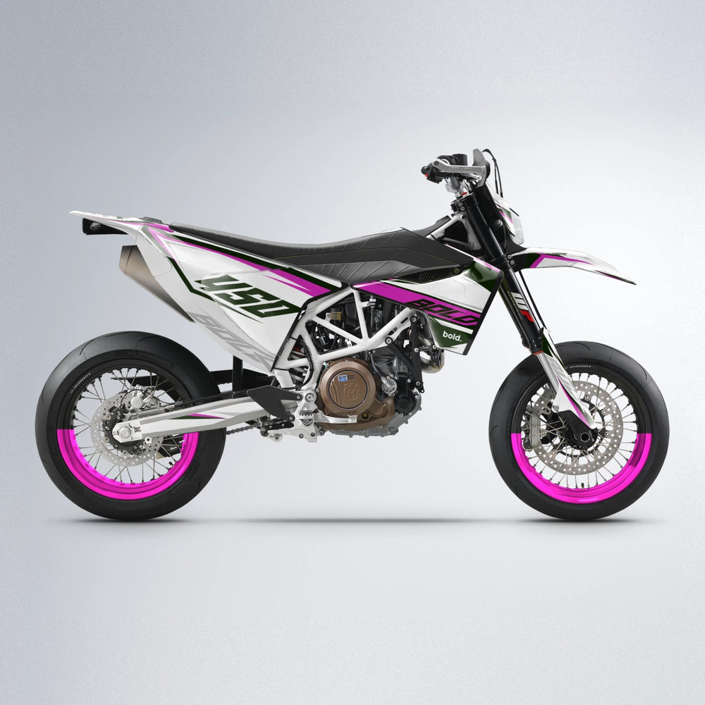 FRODE Husqvarna 701 supermoto graphics kit in Pink