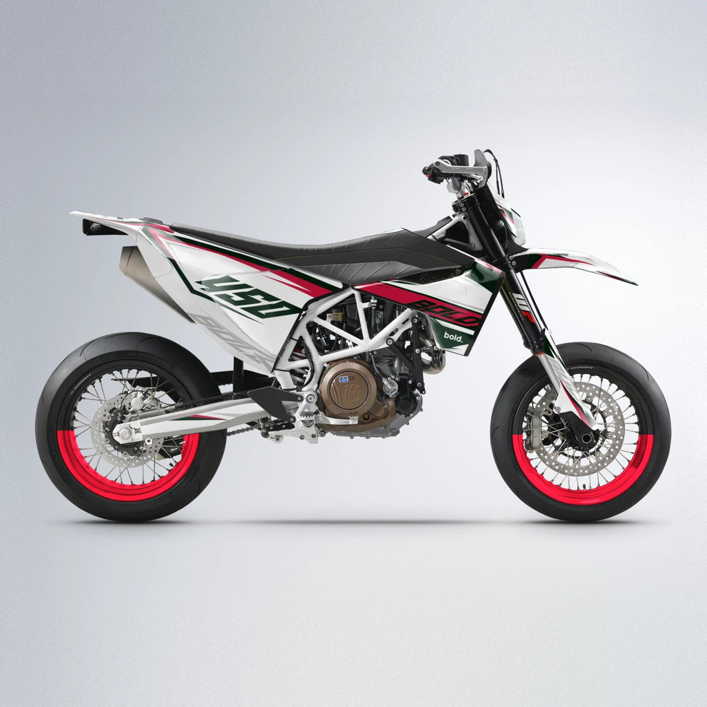 FRODE Husqvarna 701 supermoto graphics kit in Red