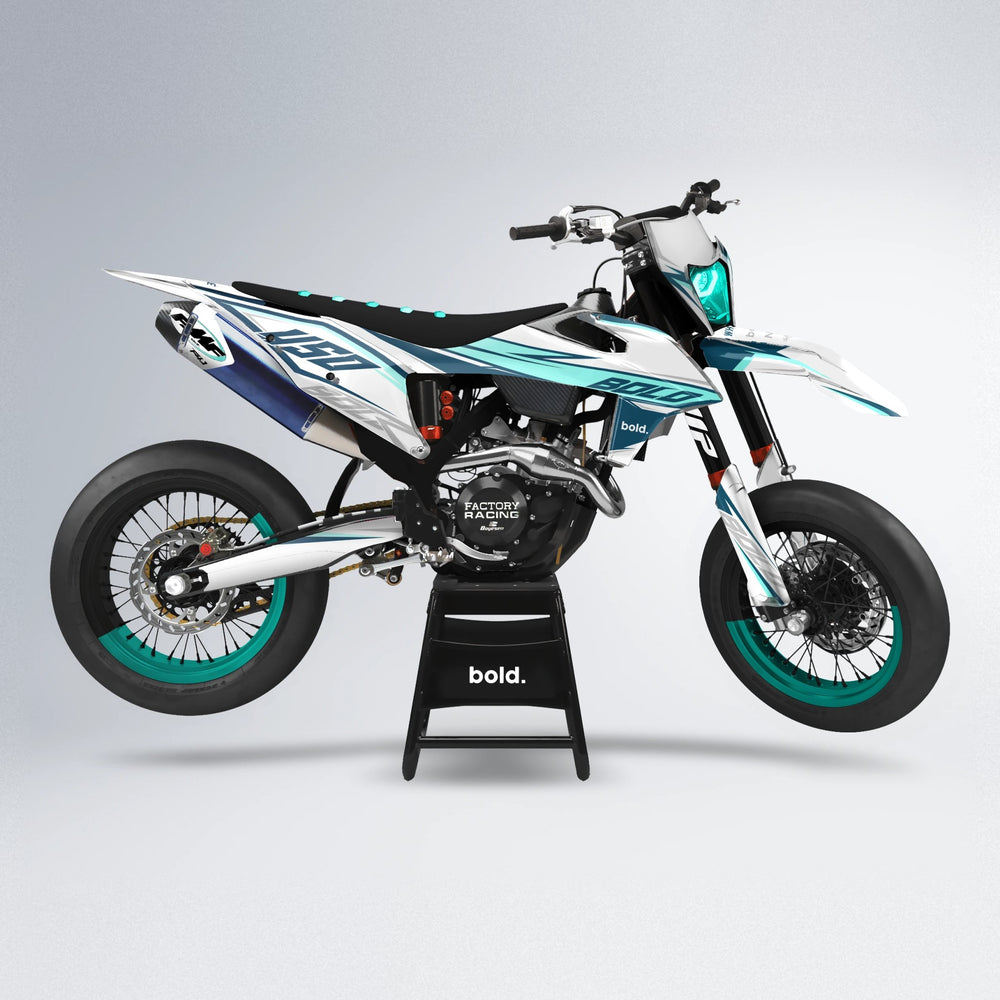 FRODE supermoto graphics kit in Mint