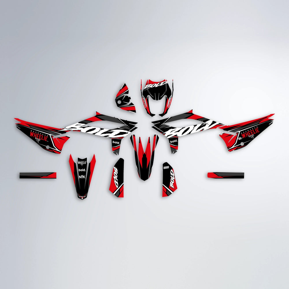 FURY Beta graphics kit parts layout in Custom Colour