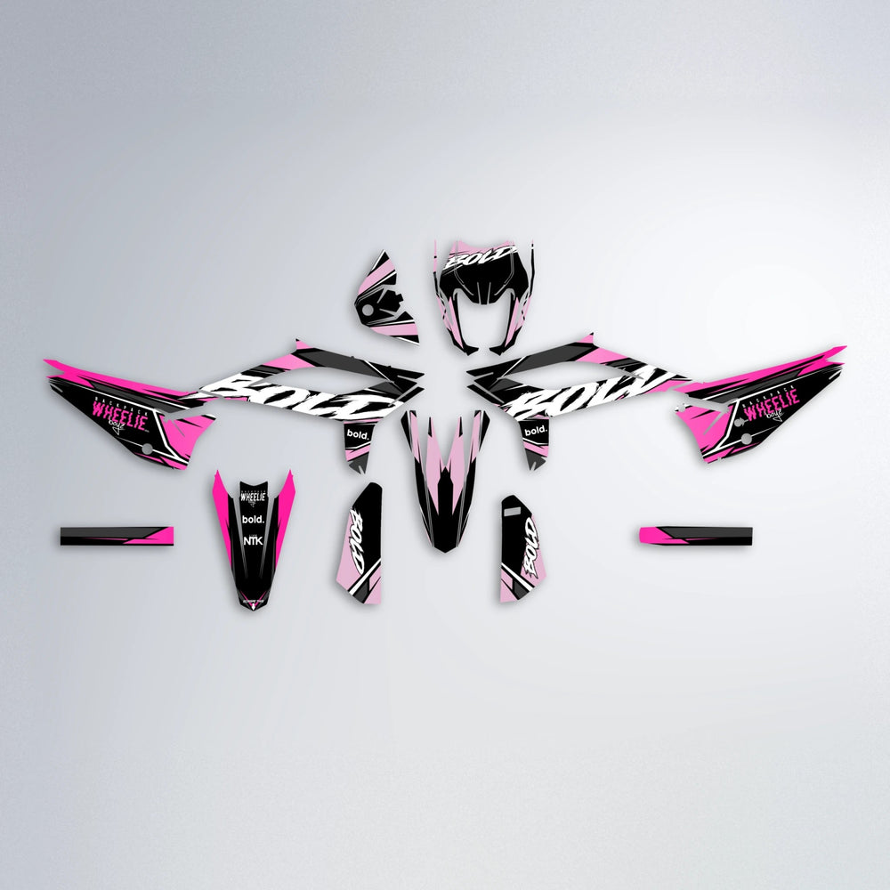 FURY Beta graphics kit parts layout in Flamingo