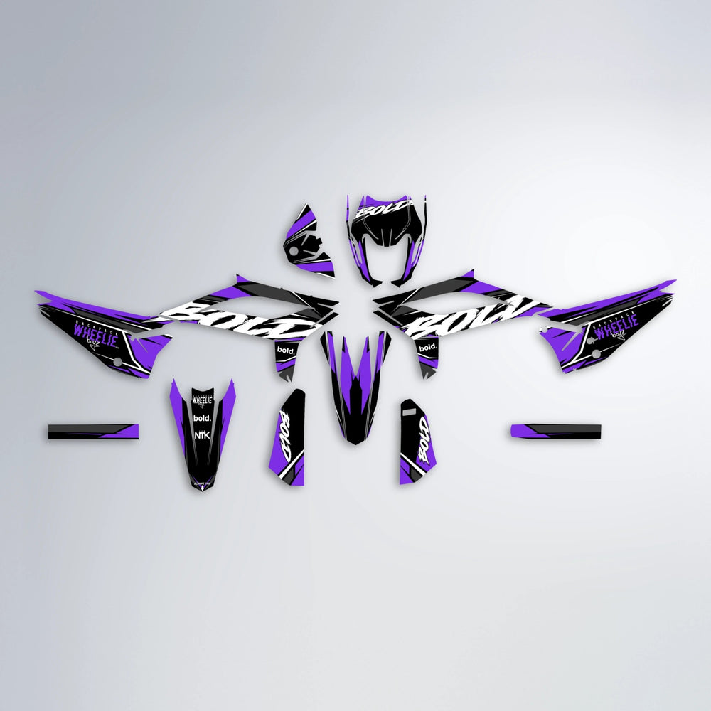 FURY Beta graphics kit parts layout in Purple