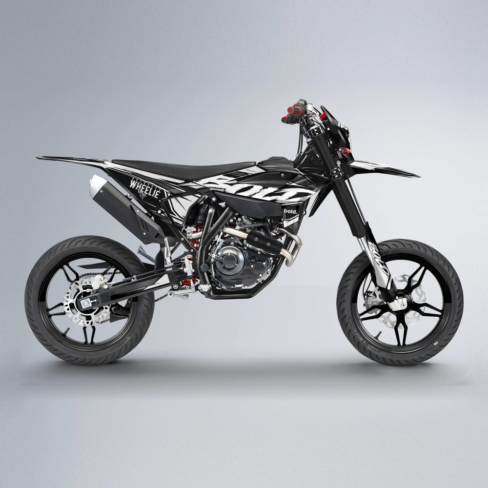 FURY Beta supermoto graphics kit in White