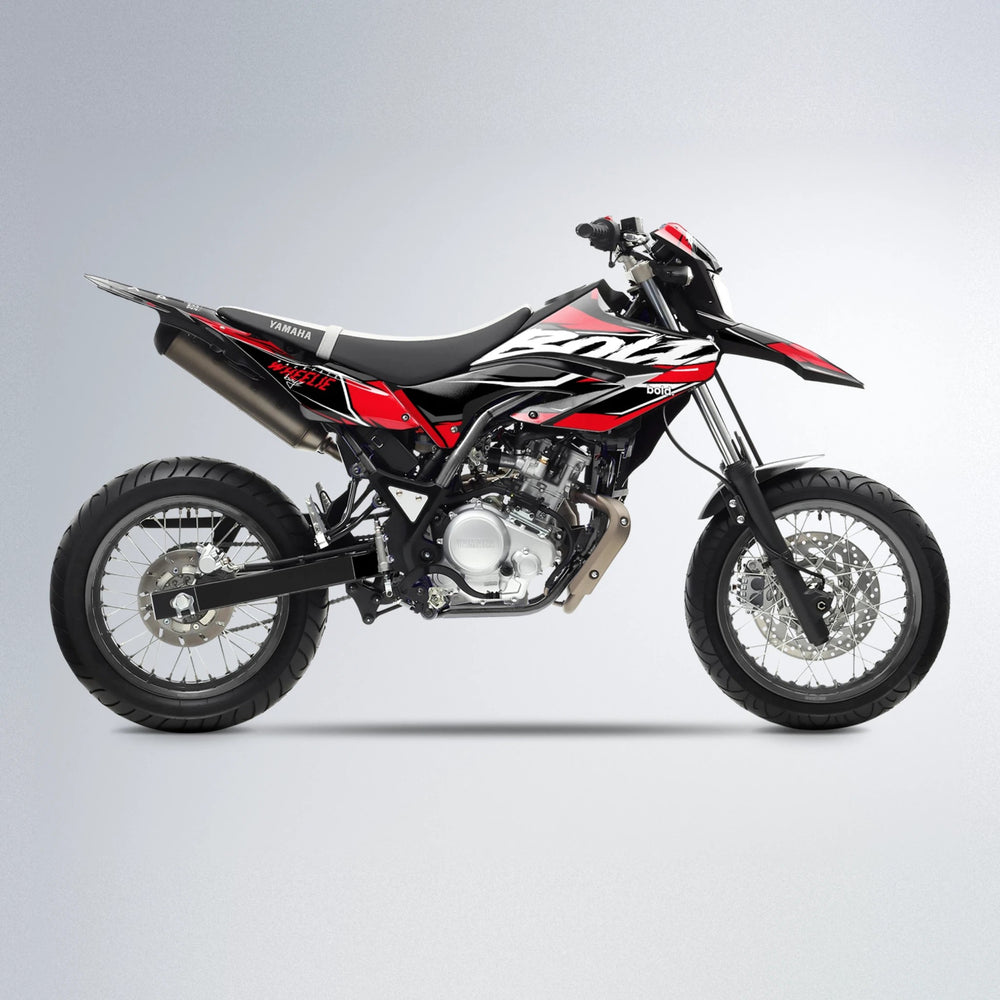 FURY Yamaha WR 125X supermoto graphics kit in Custom Colour