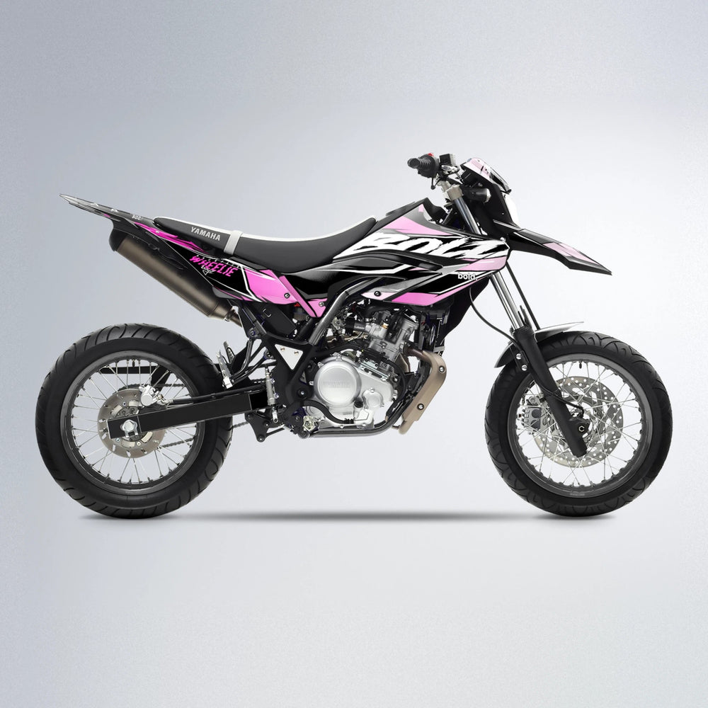 FURY Yamaha WR 125X supermoto graphics kit in Flamingo