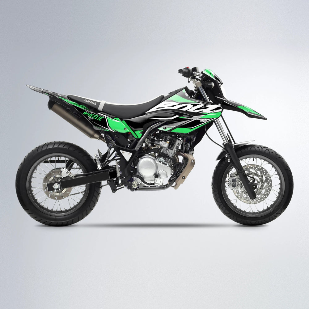 FURY Yamaha WR 125X supermoto graphics kit in Green