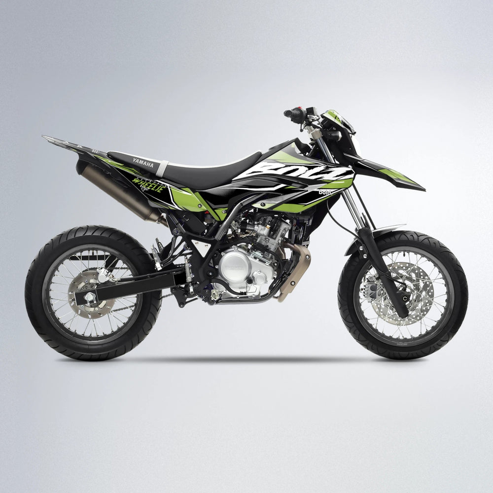 FURY Yamaha WR 125X supermoto graphics kit in Olive