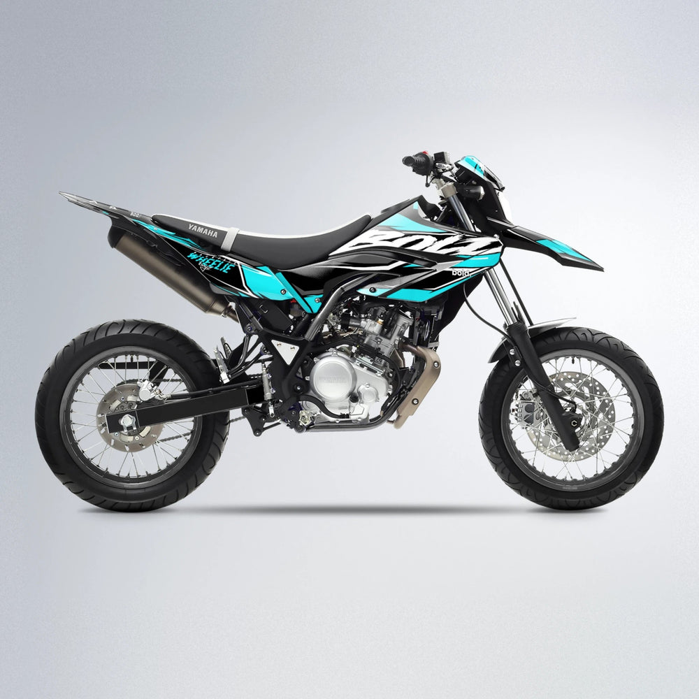FURY Yamaha WR 125X supermoto graphics kit in Teal