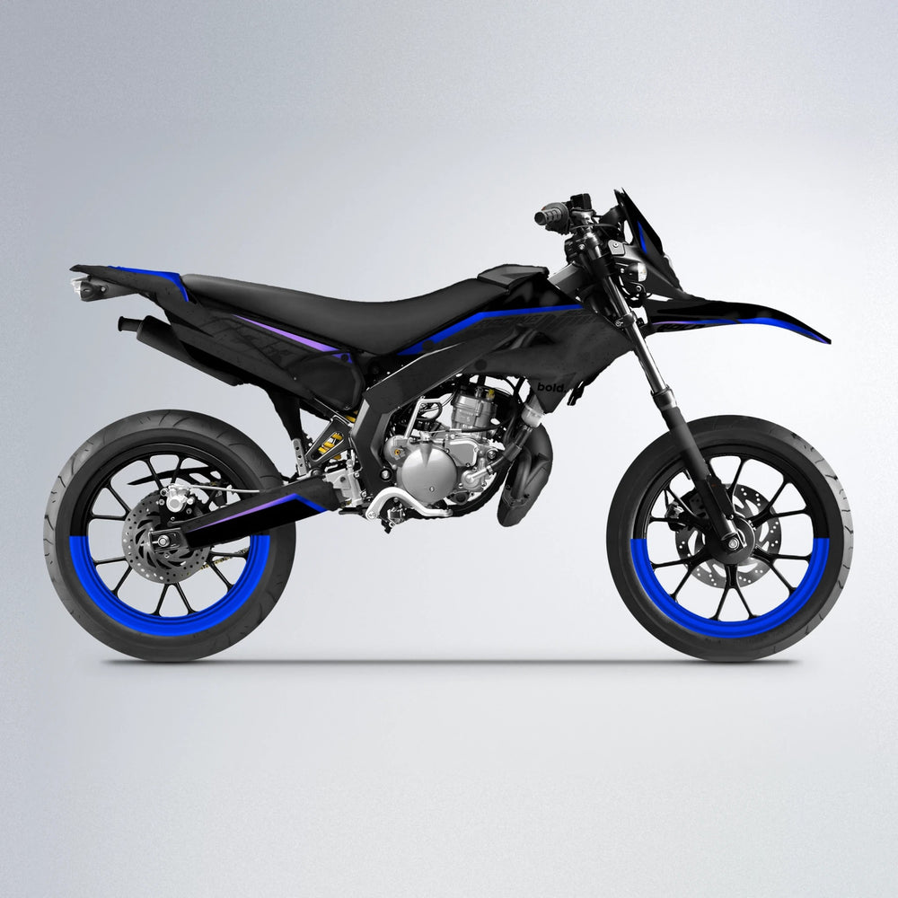 FUTURE Derbi Senda supermoto graphics kit in Blue