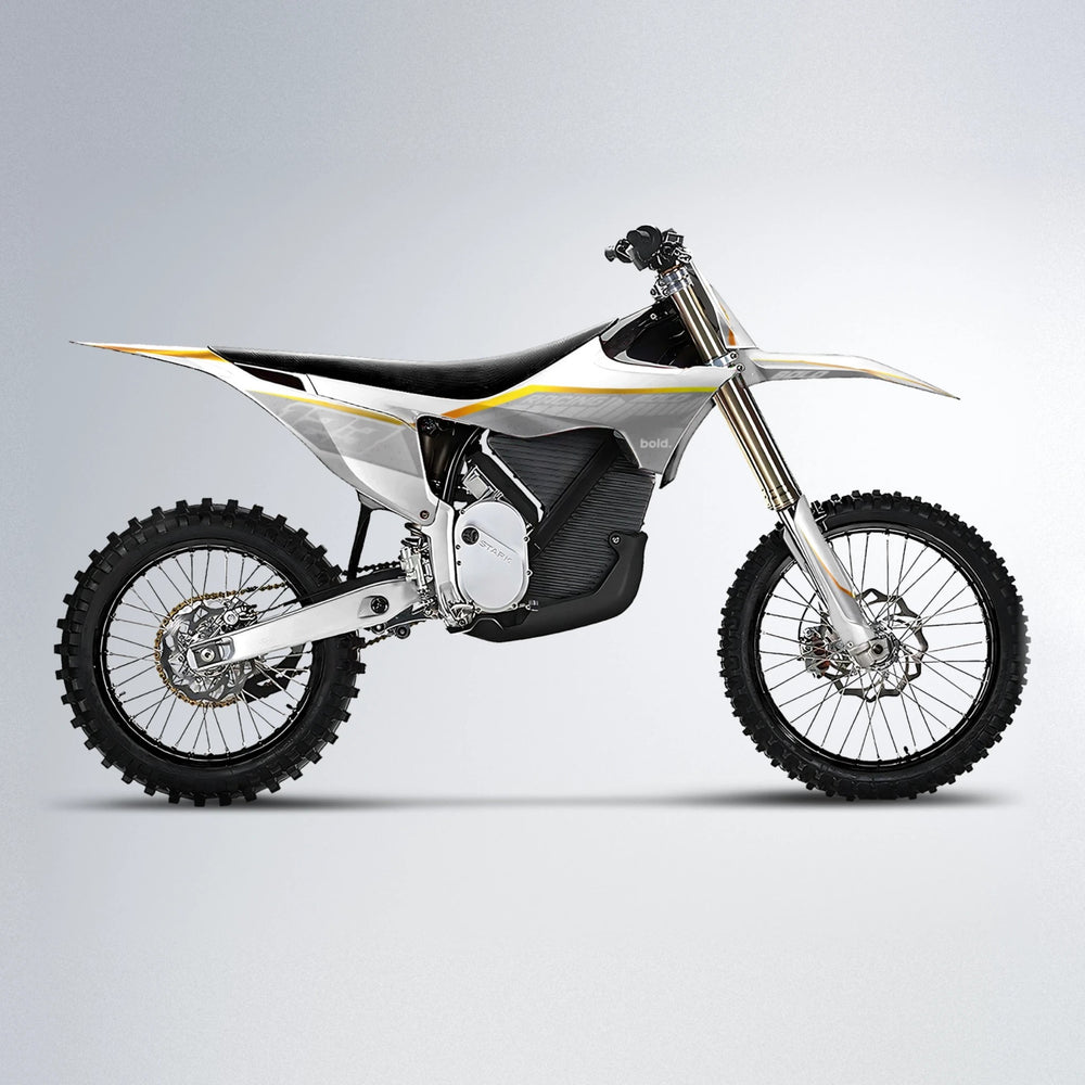 FUTURE Stark Varg MX motocross graphics kit in Orange & Yellow
