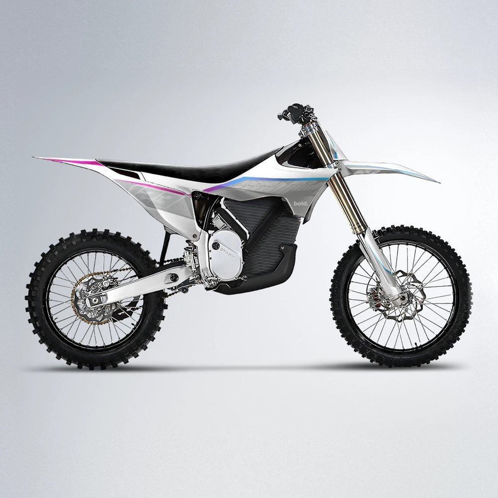 FUTURE Stark Varg MX motocross graphics kit in Pink & Light Blue