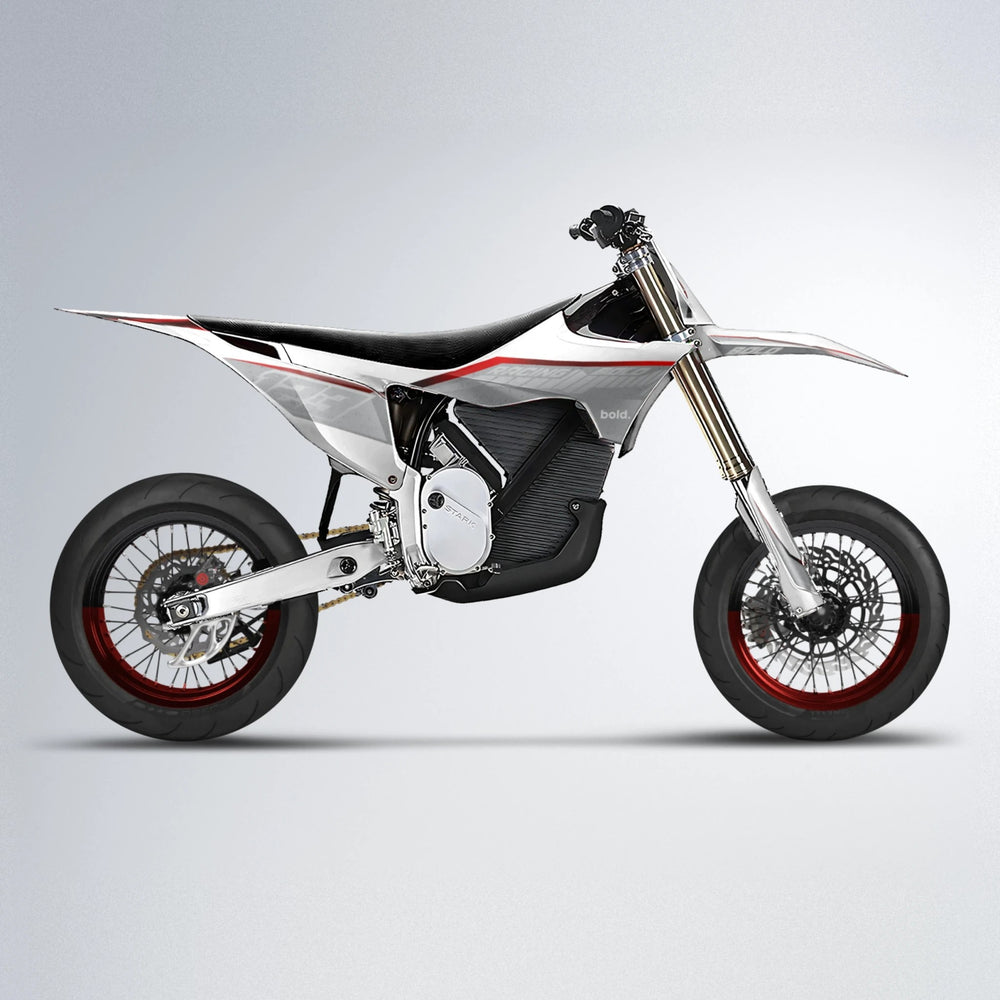 FUTURE Stark Varg SM supermoto graphics kit in Black & Red