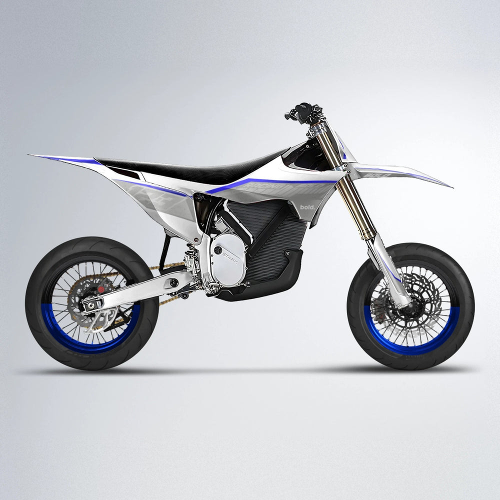 FUTURE Stark Varg SM supermoto graphics kit in Blue