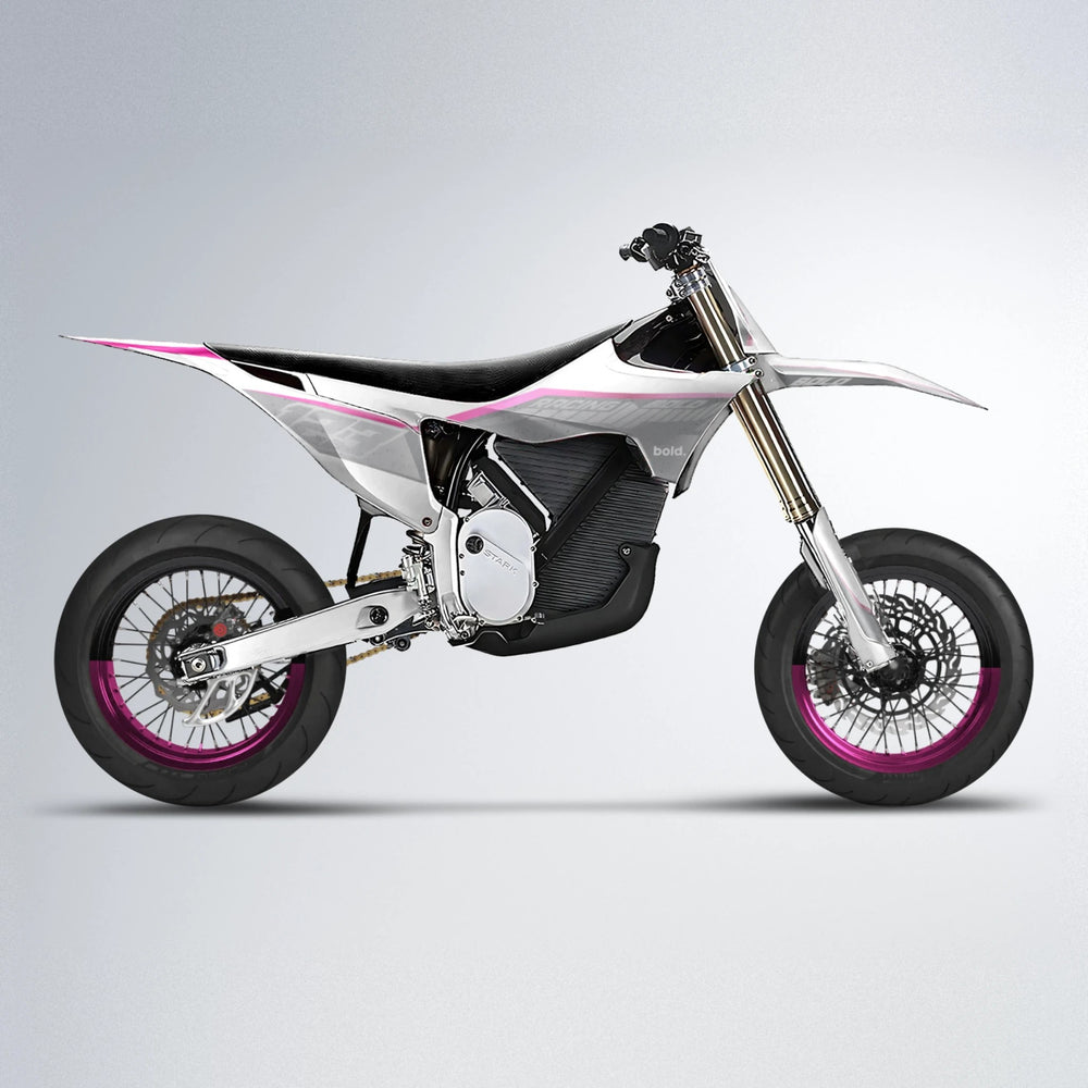 FUTURE Stark Varg SM supermoto graphics kit in Flamingo