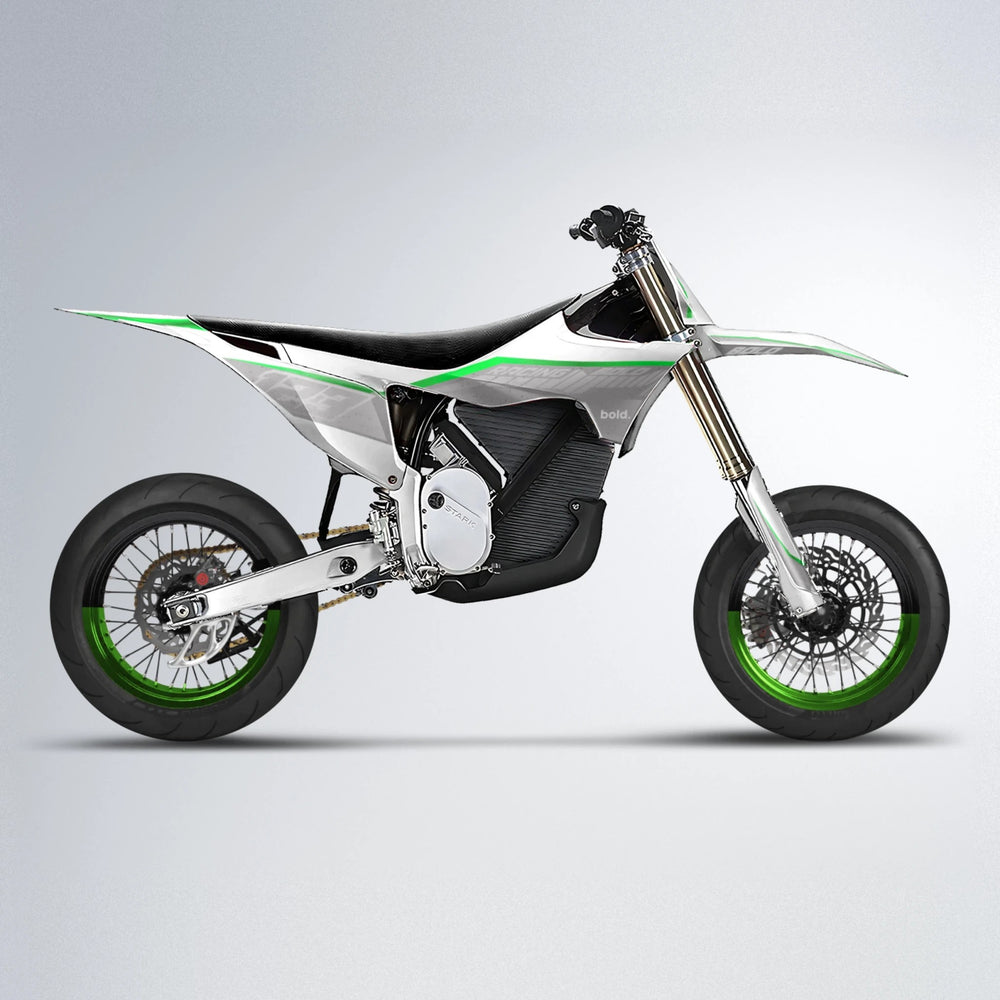 FUTURE Stark Varg SM supermoto graphics kit in Green