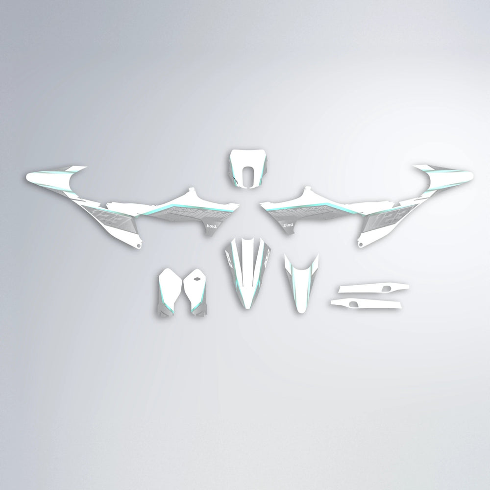 FUTURE Stark Varg SM graphics kit parts layout in Mint