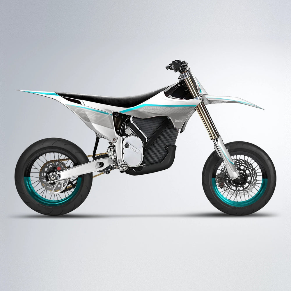 FUTURE Stark Varg SM supermoto graphics kit in Teal