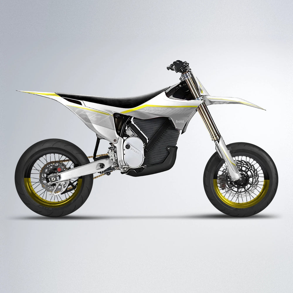 FUTURE Stark Varg SM supermoto graphics kit in Yellow