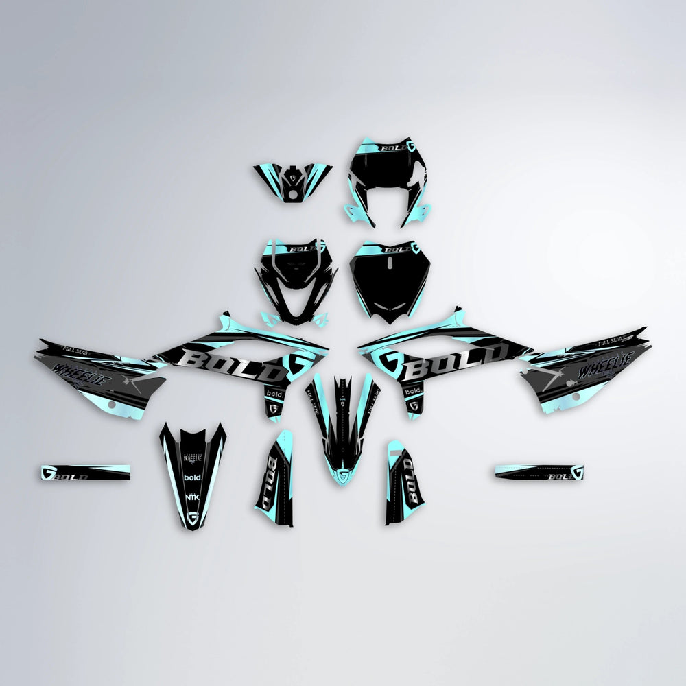 GEBEL V1 Beta graphics kit parts layout in Mint