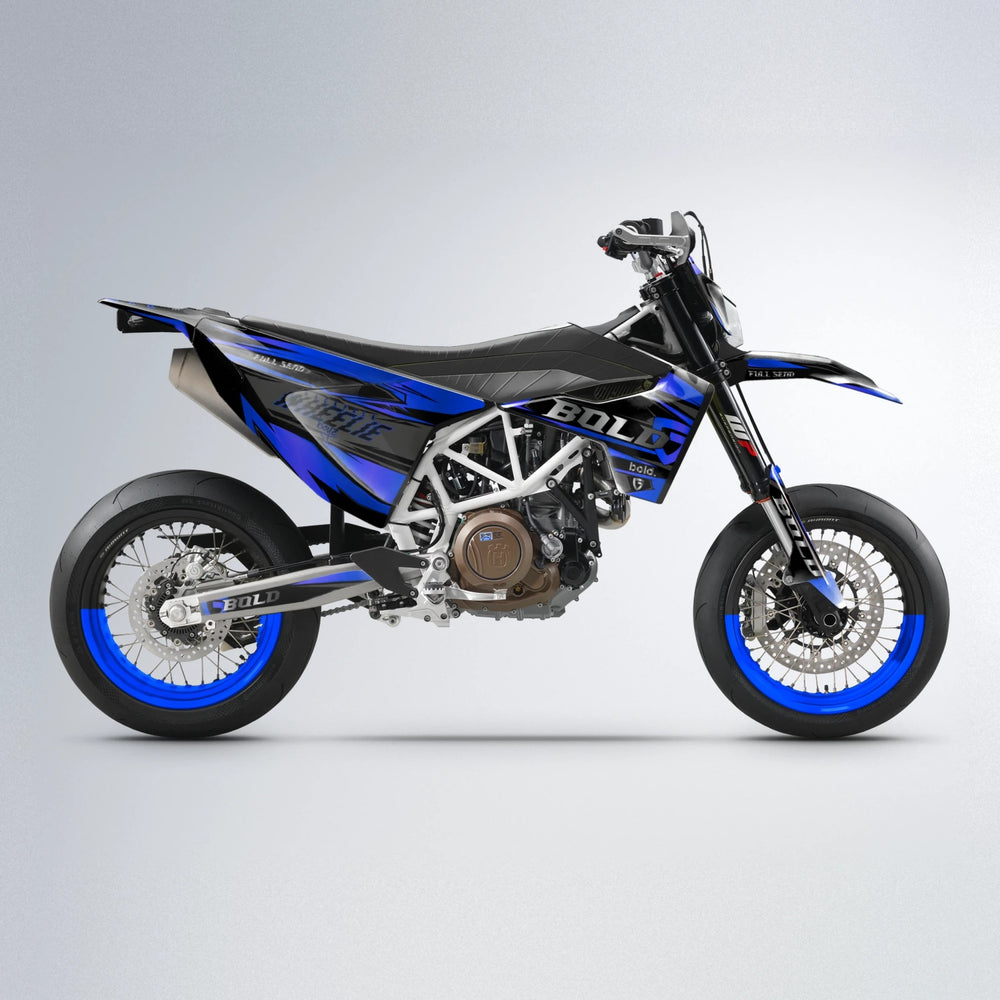 GEBEL V1 Husqvarna 701 supermoto graphics kit in Blue