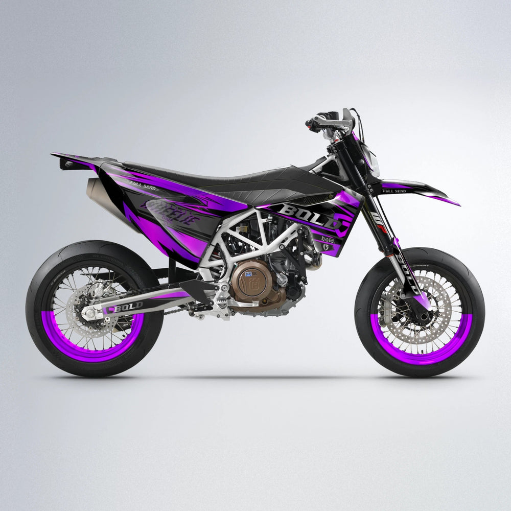 GEBEL V1 Husqvarna 701 supermoto graphics kit in Purple