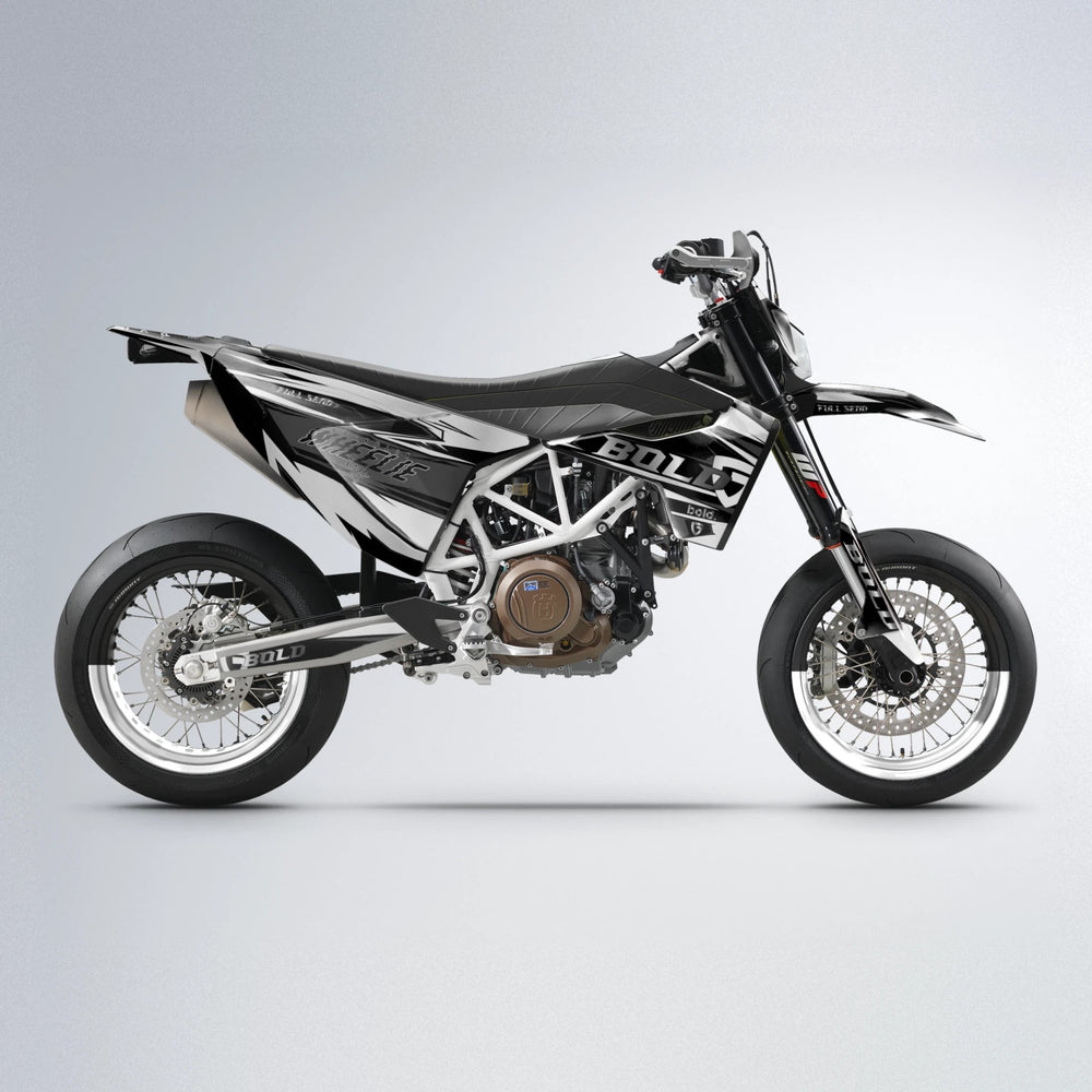 GEBEL V1 Husqvarna 701 supermoto graphics kit in White