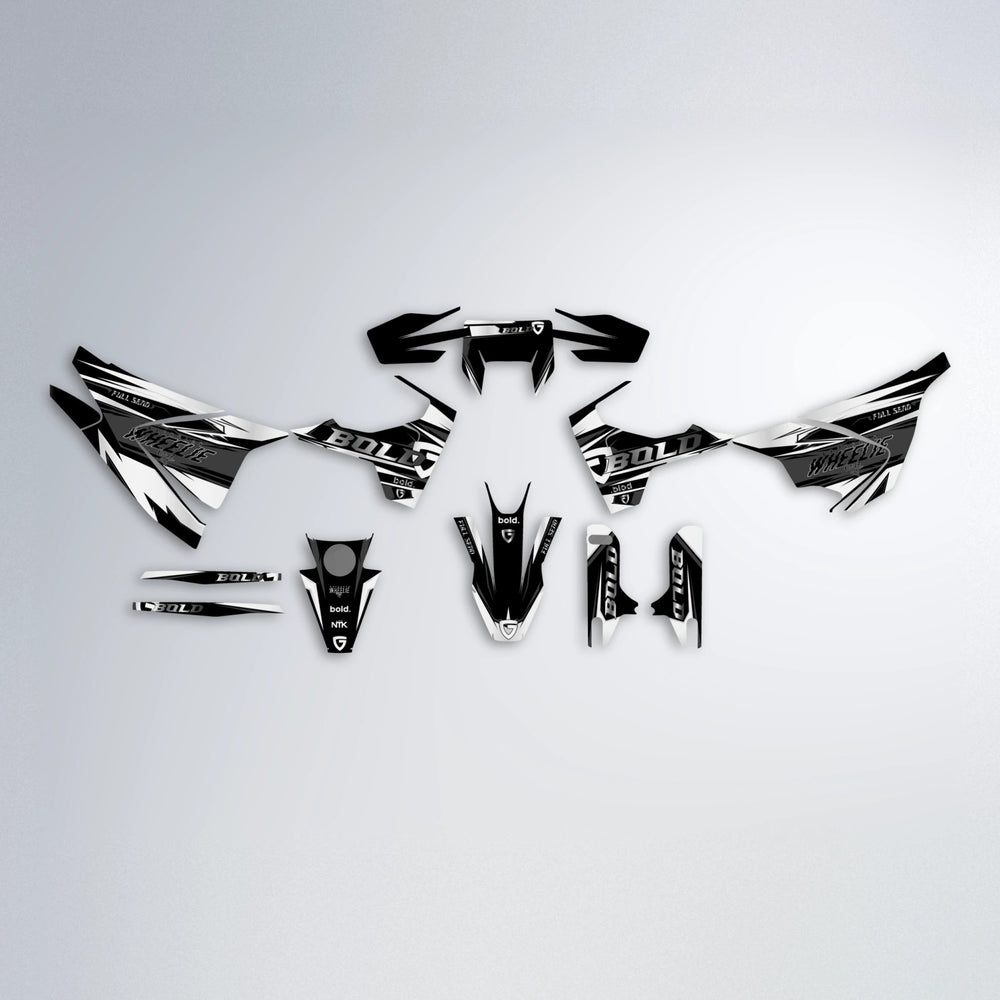 GEBEL V1 Husqvarna 701 graphics kit parts layout in White