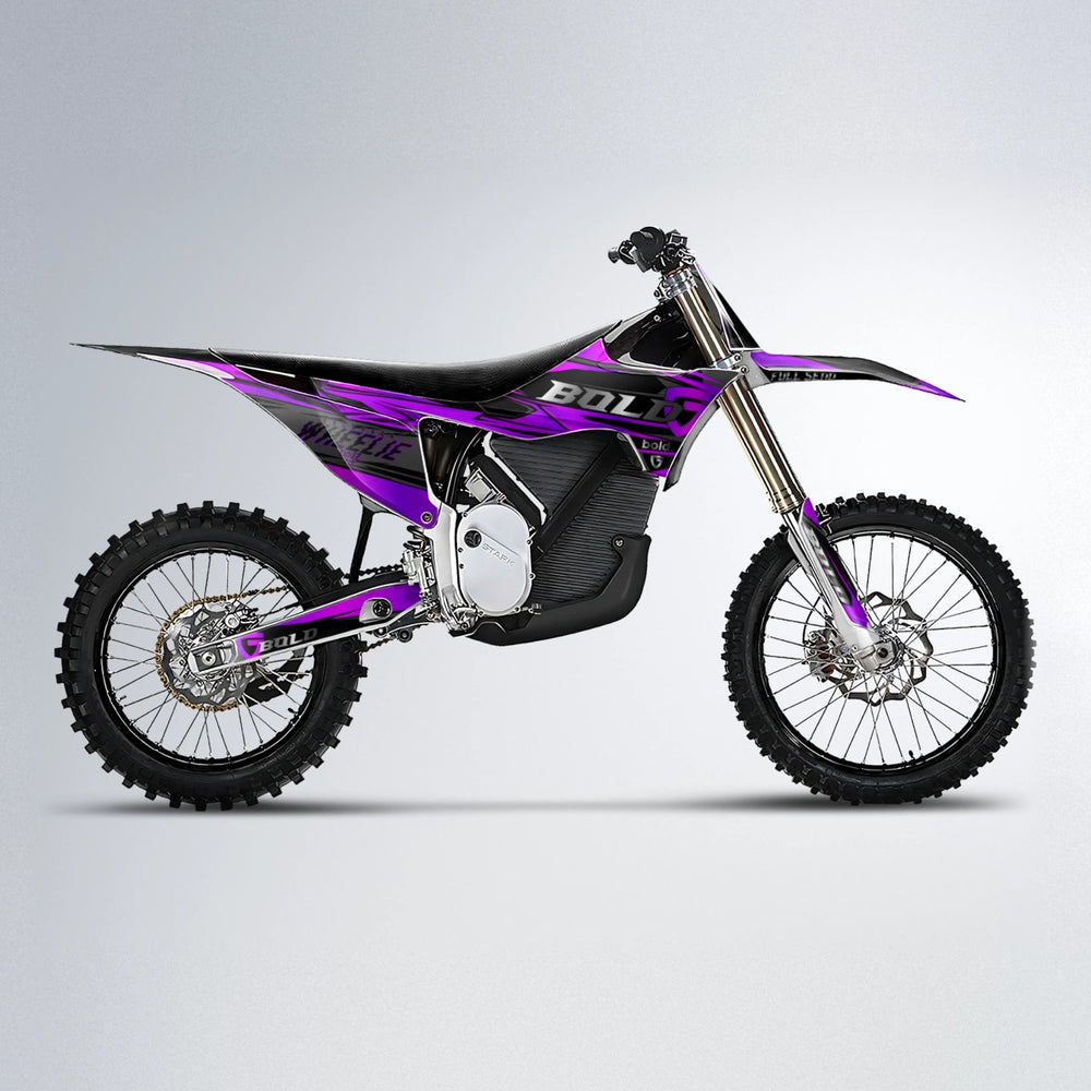 GEBEL V1 Stark Varg MX motocross graphics kit in Purple