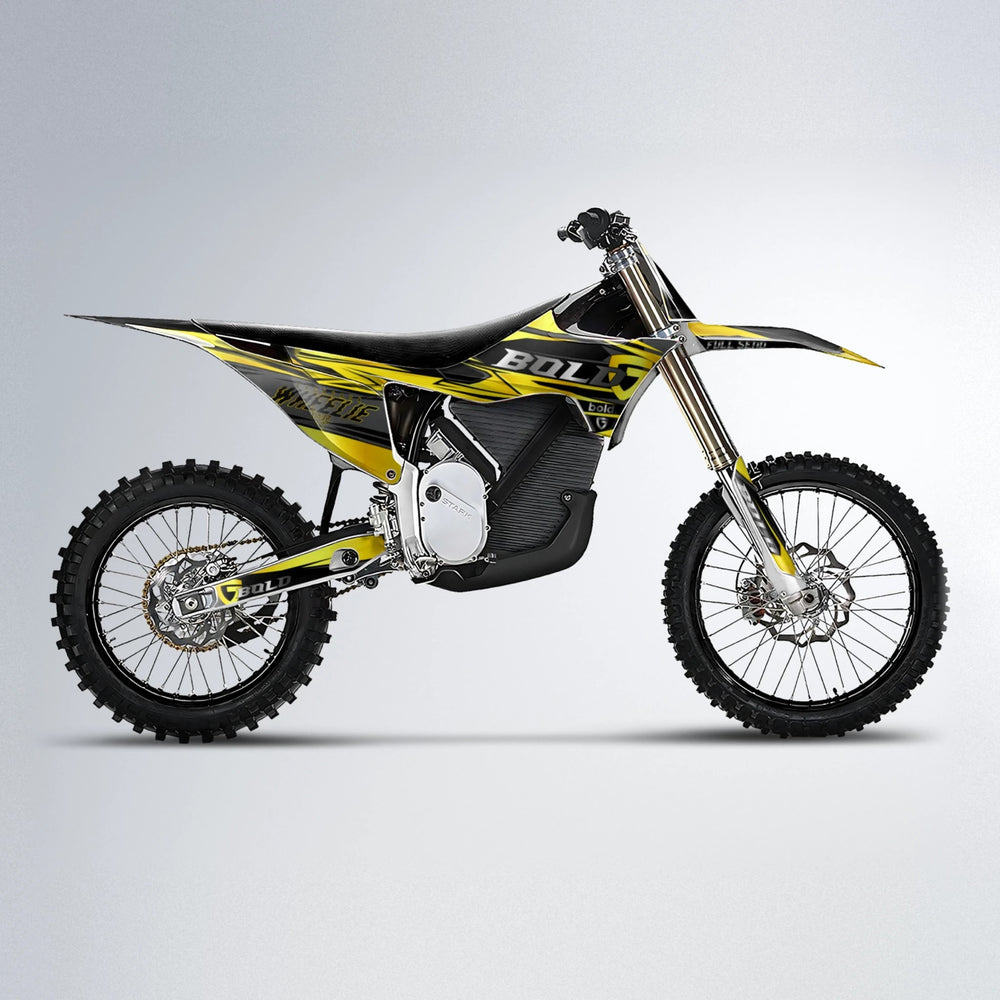 GEBEL V1 Stark Varg MX motocross graphics kit in Yellow