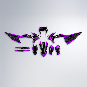 GEBEL V1 graphics kit parts layout in Purple