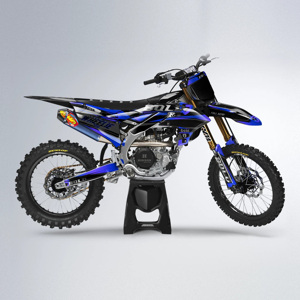 GEBEL V1 Yamaha YZF MX motocross graphics kit in Blue