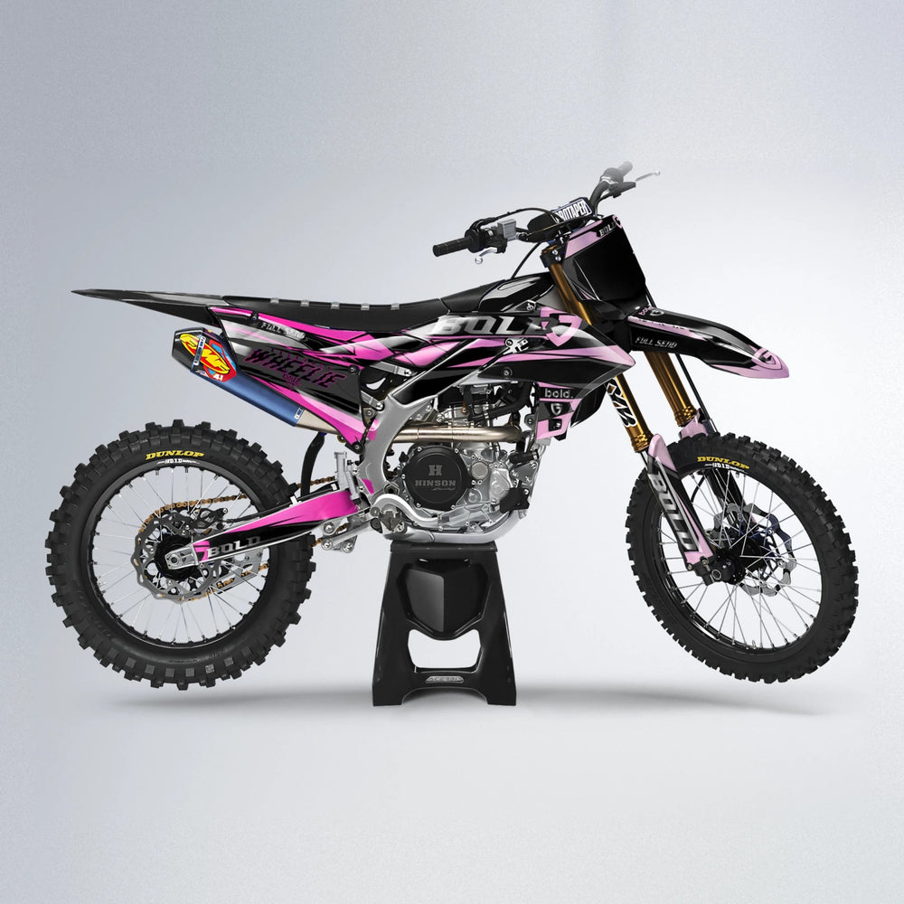 GEBEL V1 Yamaha YZF MX motocross graphics kit in Flamingo